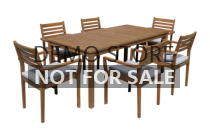 JONAS 7 PIECE OUTDOOR DINING SET