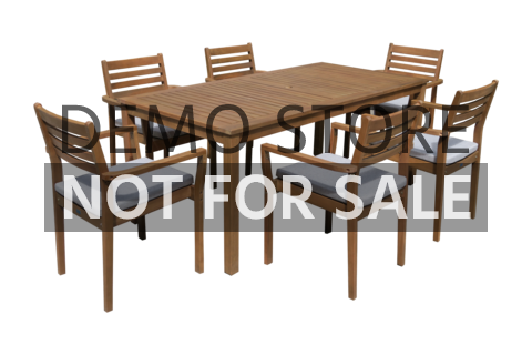 JONAS 7 PIECE OUTDOOR DINING SET